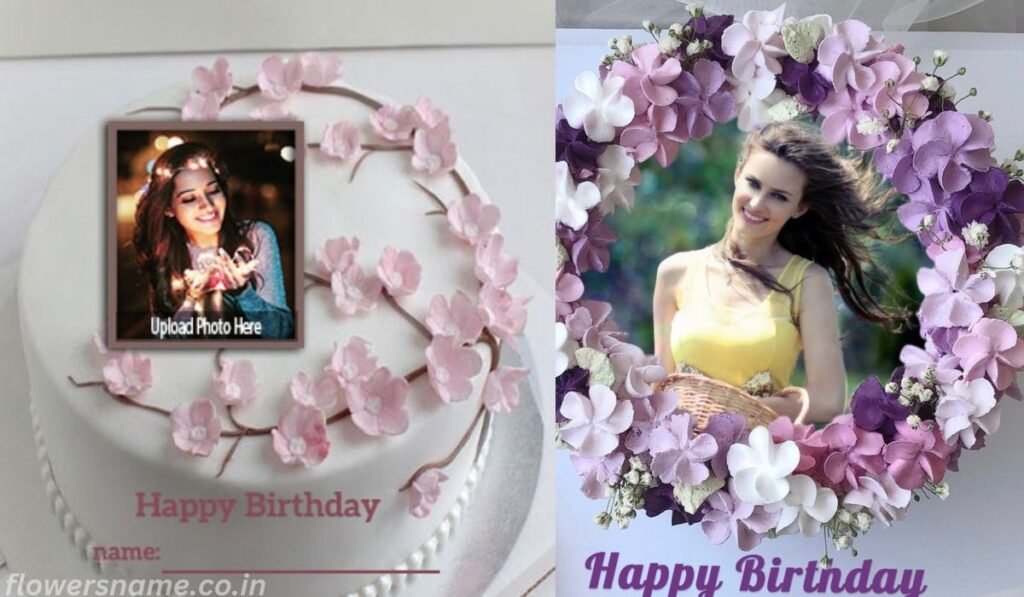 Best Happy Birthday Flowers with Name and Photo Edit |