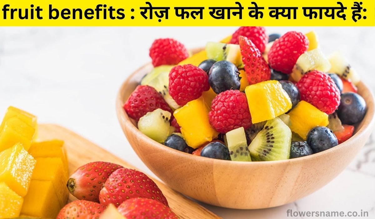 fruit benefits : रोज़ फल खाने के क्या फायदे हैं: